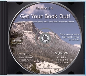 How to publish a book: CD of videos and PC software.